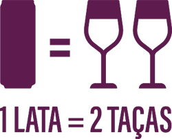 1 Lata = 2 Taças